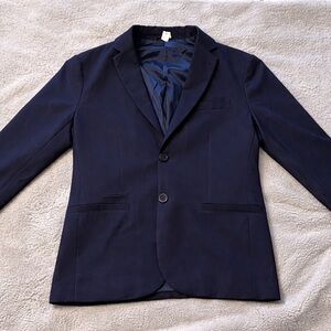 Armani Exchange A|X Navy Blue Blazer Men’s Size 40 Slim Modern Dress Jacket